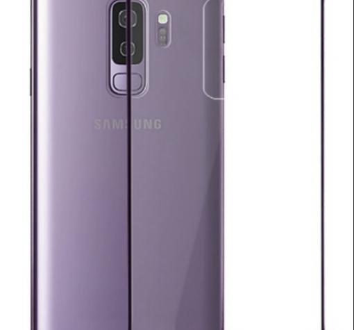 Оригинален твърд гръб Clear Cover EF-QG965 за Samsung S9 Plus G965 - прозрачен с черен кант