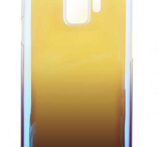 Луксозен гръб Baseus Glaze Case за Samsung S9 G960 - преливащ / златисто и лилаво