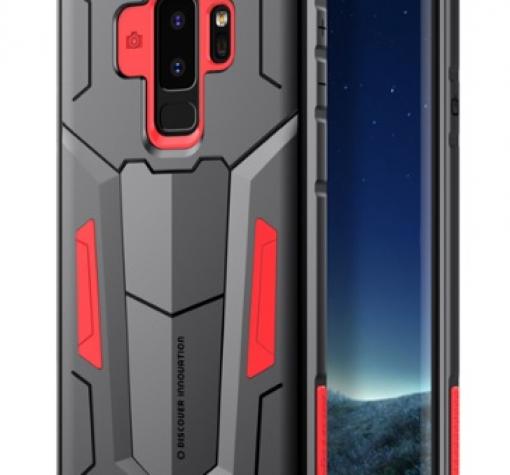 Твърд гръб Nillkin DEFENDER II за Samsung S9 Plus G965 - черен с червено