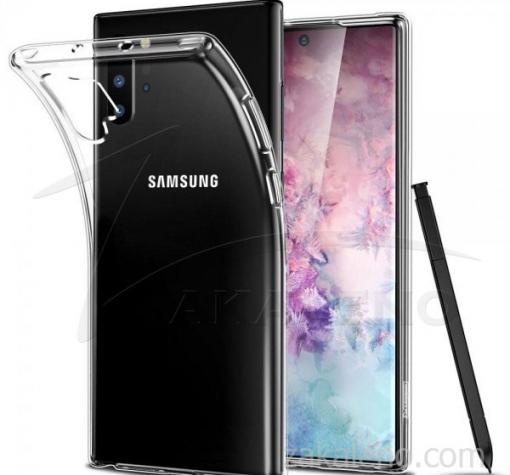 Силиконов калъф / гръб / за Samsung Note 10 Plus N975 - прозрачен