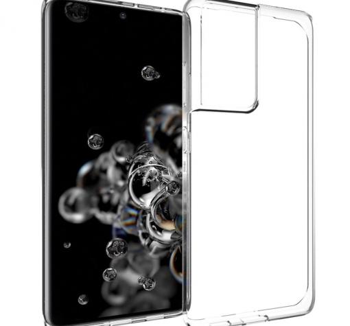Силиконов калъф / гръб / TPU NORDIC Jelly Case за Samsung S21 Ultra - прозрачен