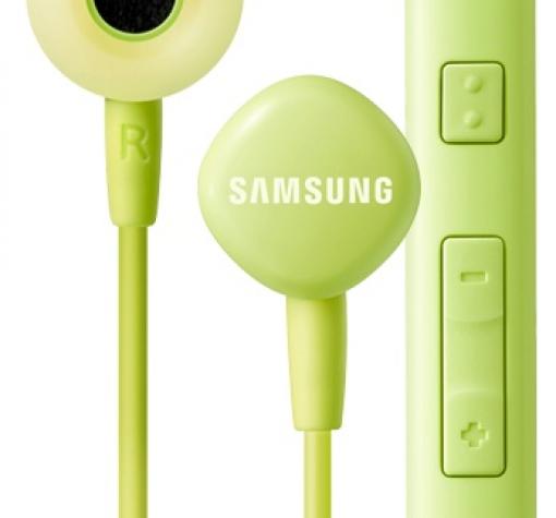 Оригинални стерео слушалки / Stereo Headset / Integrated Microphone HS330 за Samsung - зелени / 3.5 mm