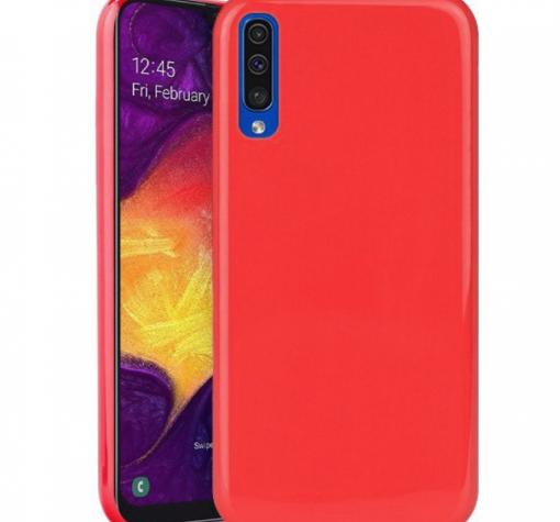 Силиконов калъф / гръб / TPU NORDIC Jelly Case за Samsung A10 - червен