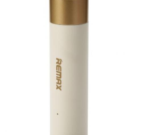 Външна батерия / Power Bank REMAX 2500 mAh за Samsung, Apple, Lenovo, Alcatel, LG, HTC, Sony, Nokia, BlackBerry, Huawei и др - бяла