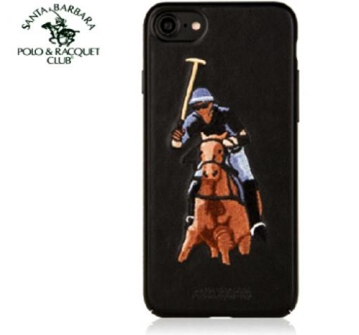 Луксозен твърд гръб със силиконова кант за Apple iPhone 7 / iPhone 8 - Santa Barbara Polo Club Knight / Jockey