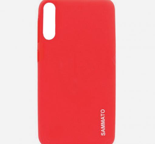 Луксозен силиконов калъф / гръб / Sammato Cover TPU Case за Samsung A70 - червен