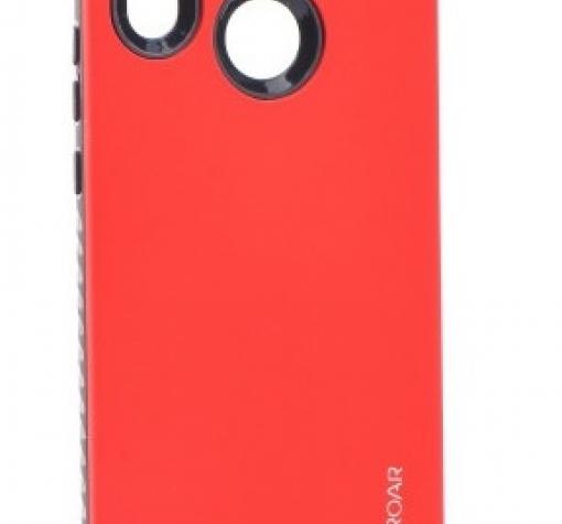 Луксозен силиконов калъф / гръб / TPU Roar RICO Hybrid Case за Huawei P20 Lite - червен