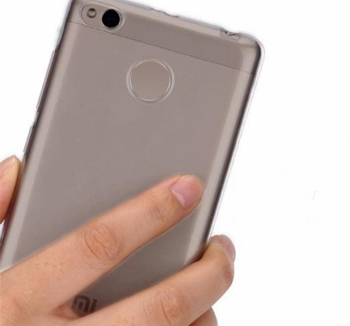 Ултра тънък силиконов калъф / гръб / TPU Ultra Thin за Xiaomi RedMi 3S - сив / прозрачен