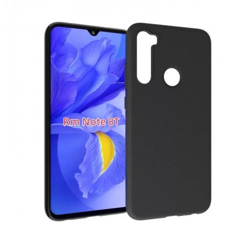 Силиконов калъф / гръб / TPU за Xiaomi Redmi Note 8T - черен / мат