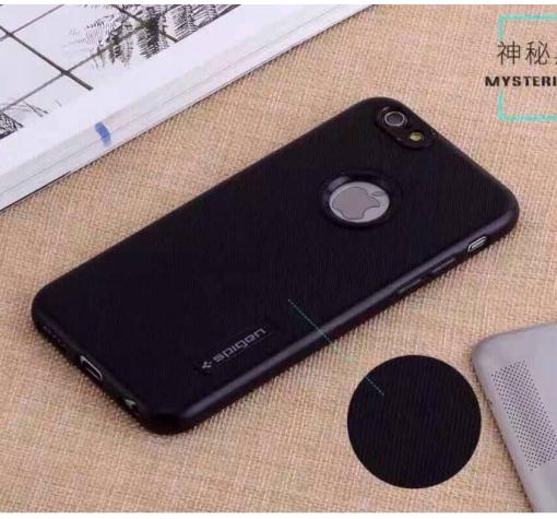 Силиконов калъф / гръб / TPU MOTOMO за Apple iPhone 7 - черен / релефен