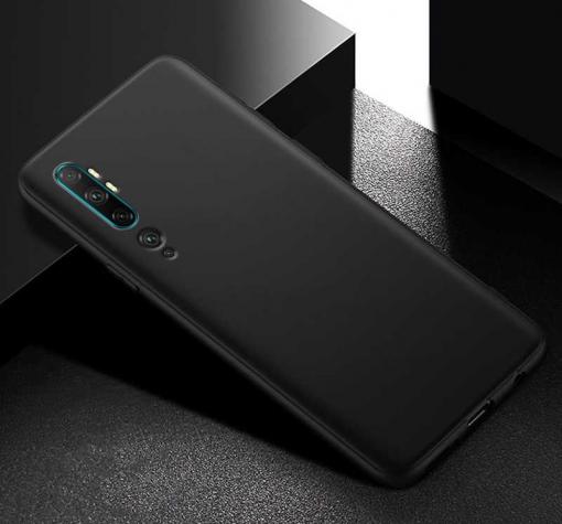 Силиконов калъф / гръб / TPU за Xiaomi Mi 10 / 10 Pro - черен / мат