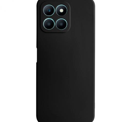 Силиконов калъф / гръб / TPU кейс за Honor X6a - черен кейс със защита за камерата