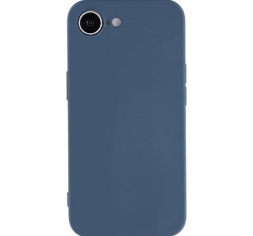 Силиконов калъф / гръб / TPU кейс за iPhone 16e - Тъмносин