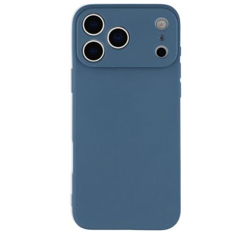 Силиконов калъф / гръб / TPU кейс за Apple iPhone 17 Pro Max (6.9) - син гръб със защита за камерата