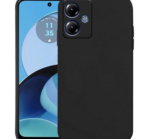 Силиконов калъф / гръб / TPU кейс за Motorola Moto G14 - черен