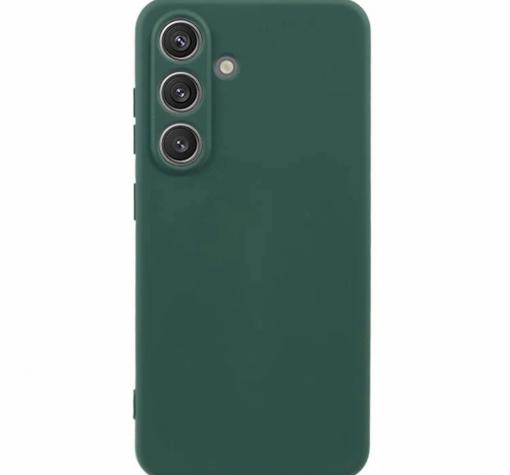 Силиконов калъф / кейс за Samsung A27 - тъмнозелен гръб със защита за камерата