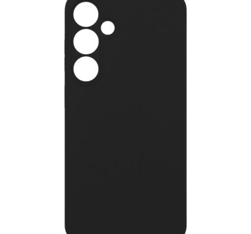 Силиконов калъф / гръб / TPU кейс за Samsung A35 - черен кейс със защита за камерата