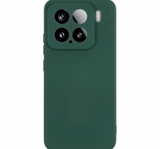 Силиконов калъф / кейс за Xiaomi 17 - тъмнозелен гръб със защита за камерата