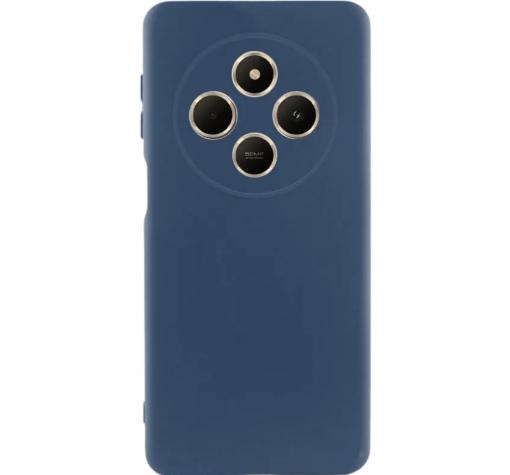 Силиконов калъф / кейс / за Xiaomi 14C - тъмносин гръб със защита за камерата