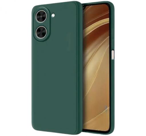 Силиконов калъф / гръб / TPU кейс за Xiaomi Redmi A5 4G / 173.45mm 6.88 " - тъмнозелен гръб със защита за камерата / мат