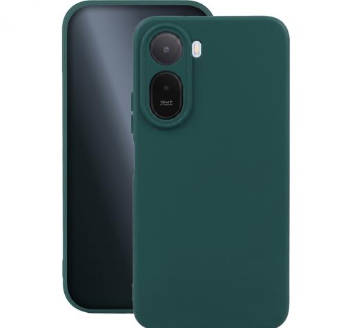 Силиконов калъф / гръб / за Xiaomi Redmi A7 Pro - тъмнозелен кейс със защита на камерата