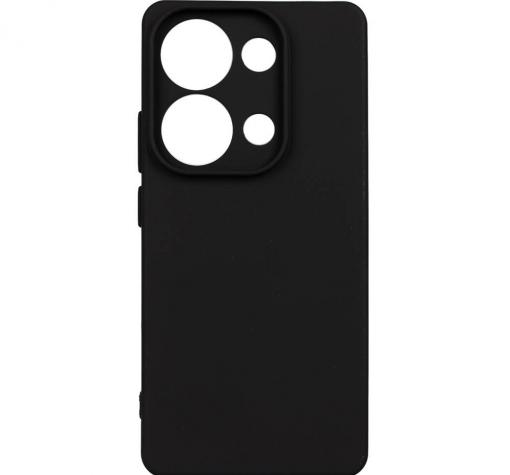 Силиконов калъф / гръб / TPU кейс за Xiaomi Redmi Note 13 Pro 4G - черен кейс със защита за камерата