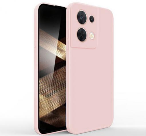 Силиконов калъф / гръб / TPU кейс за Xiaomi Redmi Note 13 Pro 5G - светло розов кейс със защита за камерата