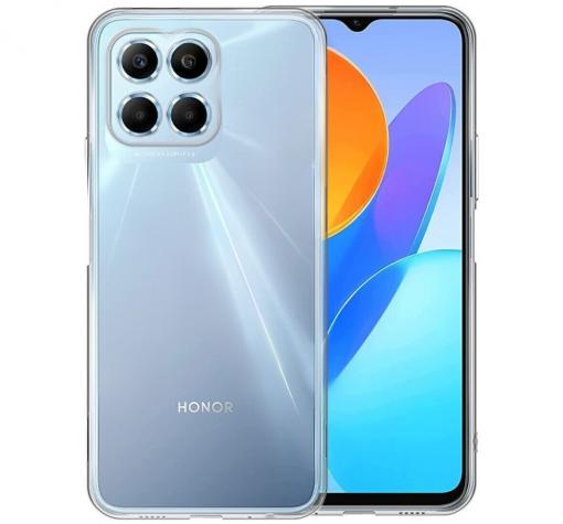 Силиконов калъф / гръб / TPU кейс за Honor X6a - прозрачен кейс със защита за камерата