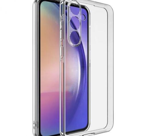 Силиконов калъф / гръб / TPU кейс за Samsung A35 - прозрачен кейс със защита за камерата