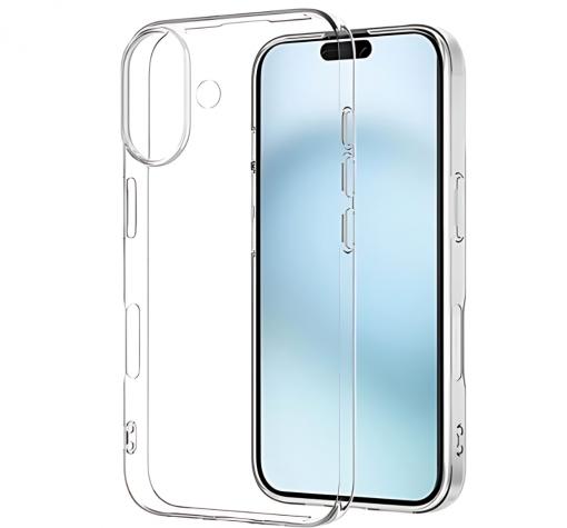 Силиконов калъф / гръб / TPU кейс за iPhone 16 / 6.1 / - прозрачен