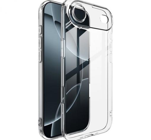 Силиконов калъф / гръб / TPU кейс 2mm за Apple iPhone 17 Air (6.9) - прозрачен гръб със защита за камерата