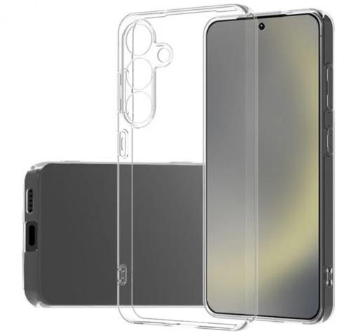 Силиконов калъф / гръб / TPU кейс 2mm за Samsung S25 - прозрачен гръб със защита за камерата
