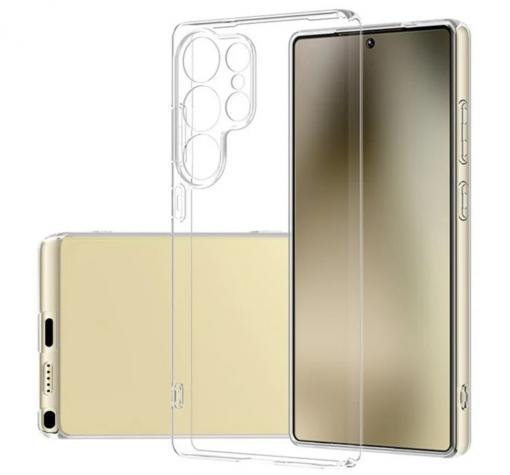 Силиконов калъф / гръб / TPU кейс 2mm за Samsung S25 Ultra - прозрачен гръб със защита за камерата