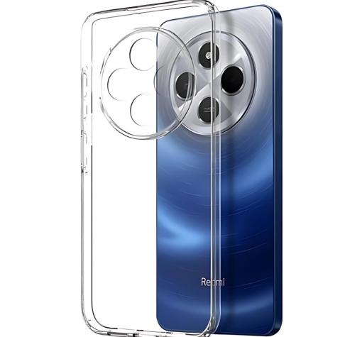Силиконов калъф / кейс / за Xiaomi 14C - прозрачен гръб със защита за камерата