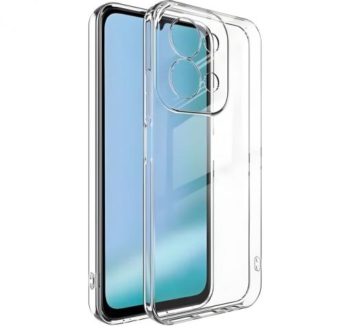 Силиконов калъф / гръб / TPU кейс за Xiaomi Redmi 15C - прозрачен гръб със защита за камерата