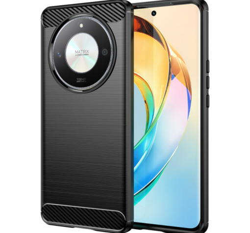 Силиконов калъф / гръб / кейс за Magic 6 Lite / Honor X50 5G - черен / carbon