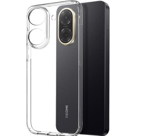 Силиконов калъф / гръб / TPU кейс за Xiaomi Redmi A5 4G 173.45mm 6.88 " - прозрачен гръб със защита за камерата