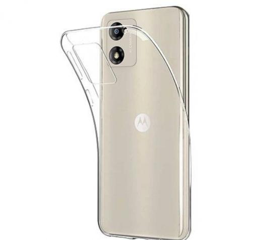 Силиконов калъф / гръб / TPU кейс за Motorola Moto E13 - прозрачен