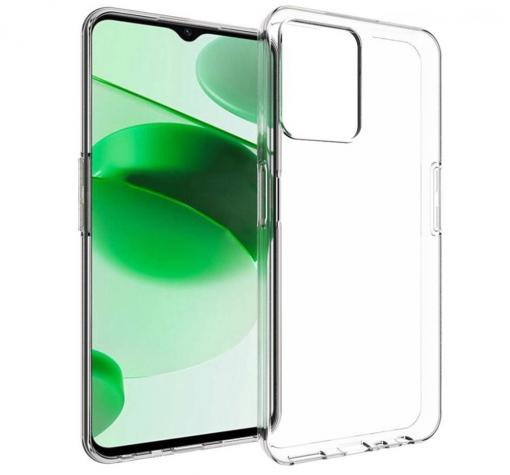 Силиконов калъф / гръб / TPU кейс за Realme C53 - прозрачен
