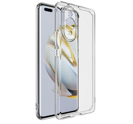 Луксозен силиконов калъф / гръб / TPU кейс за Huawei Nova 10 Pro - прозрачен със защита за камерата