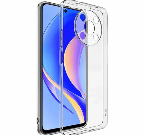 Луксозен силиконов калъф / гръб / TPU кейс за Huawei nova Y90 - прозрачен със защита за камерата