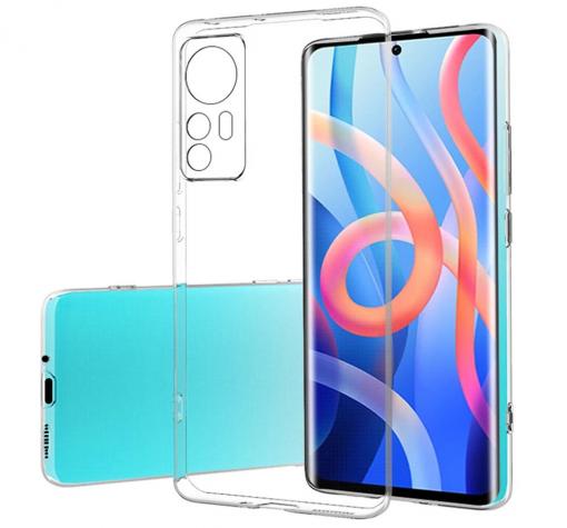 Луксозен силиконов калъф / гръб / TPU кейс за Xiaomi 12T / 12 Pro 5G - прозрачен със защита за камерата