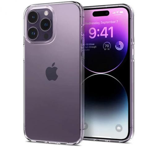 Силиконов калъф / гръб / TPU кейс за Apple iPhone 14 Pro - прозрачен