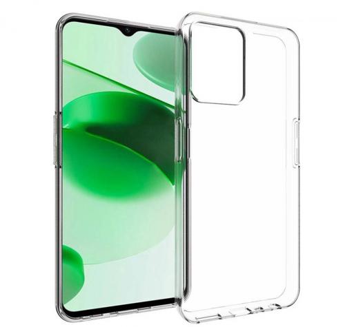 Силиконов калъф / гръб / TPU кейс за Realme C35 - прозрачен