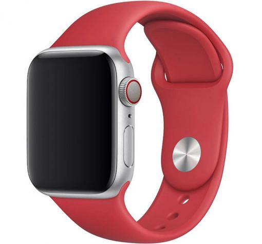 Силиконова каишка за Apple Watch 38мм / 40мм - червена