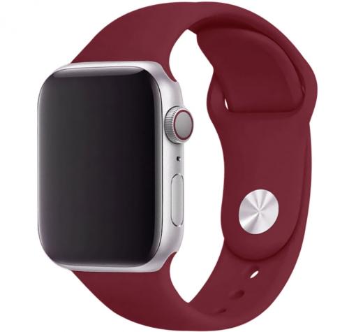 Силиконова каишка за Apple Watch 38мм / 40мм - бордо
