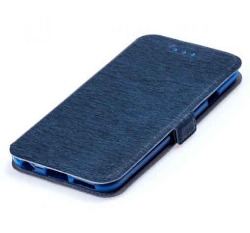 Кожен калъф Flip тефтер със стойка за Huawei P20 Pro - син / Flexi