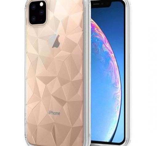 Луксозен силиконов калъф / гръб / TPU за Apple iPhone 11 6.1'' - призма / прозрачен