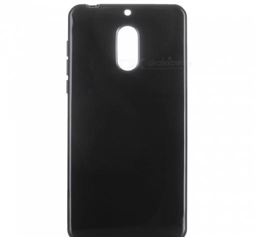 Силиконов калъф / гръб / TPU Case за Nokia 6 2017 - черен / гланц