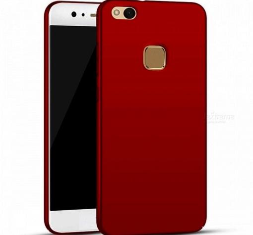 Луксозен силиконов калъф / гръб / TPU Metal series за Huawei P10 Lite - червен
